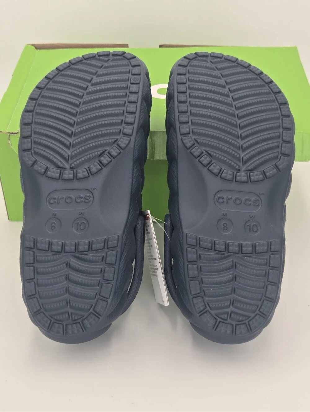 Crocs Classic Lined Overpuff Clog Unisex Nightfall Navy Size Men's 8 Women's 10